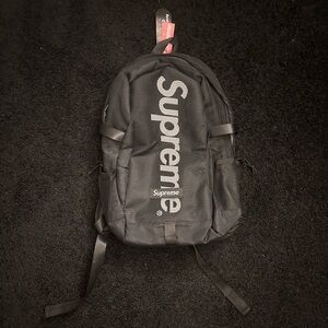 Supreme Black Backpack